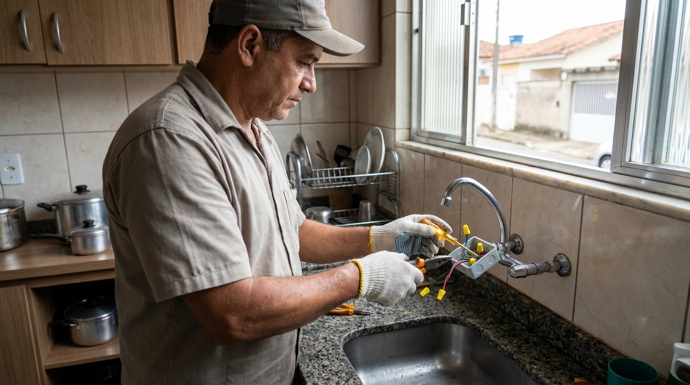 Adequação de Ponto Elétrico em Argolas, Vila Velha‑ES