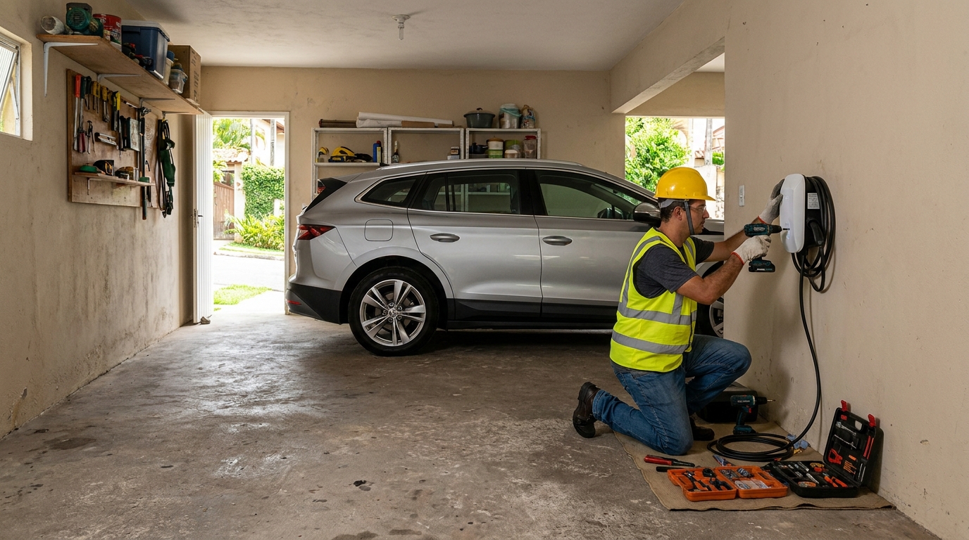 Instalação em Garagem ou Condomínio em Argolas, Vila Velha‑ES