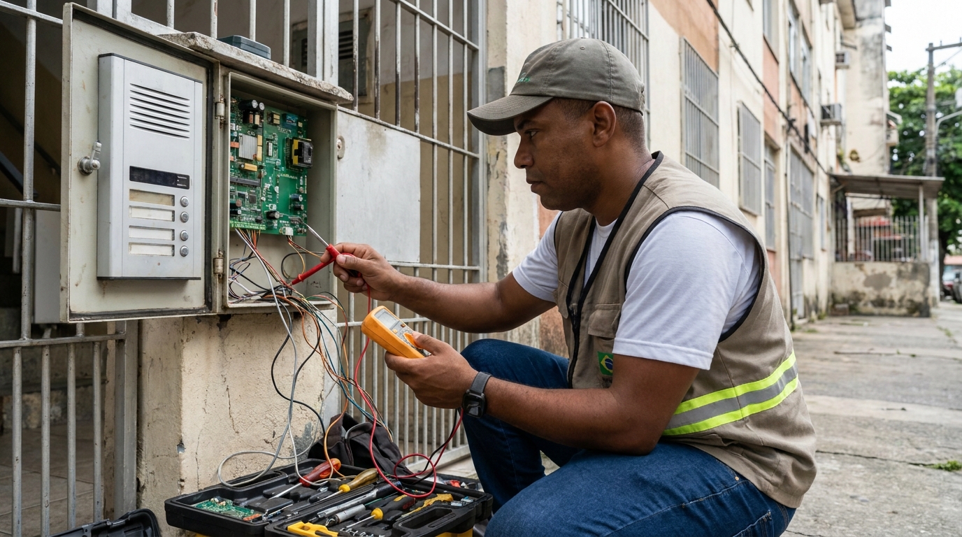 Reparo de Placa e Campainha no Jardim Guadalajara, Vila Velha‑ES