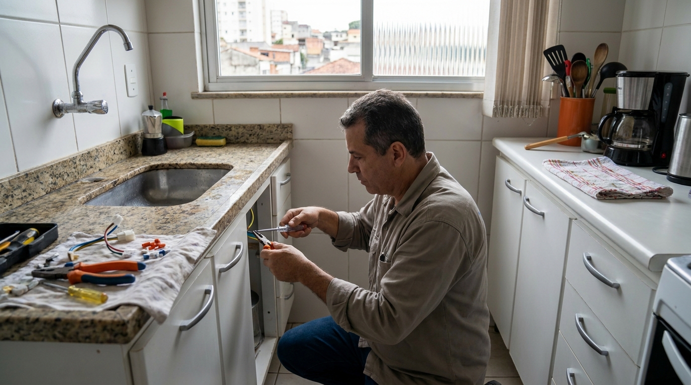 Troca de Torneira Elétrica em Argolas, Vila Velha‑ES